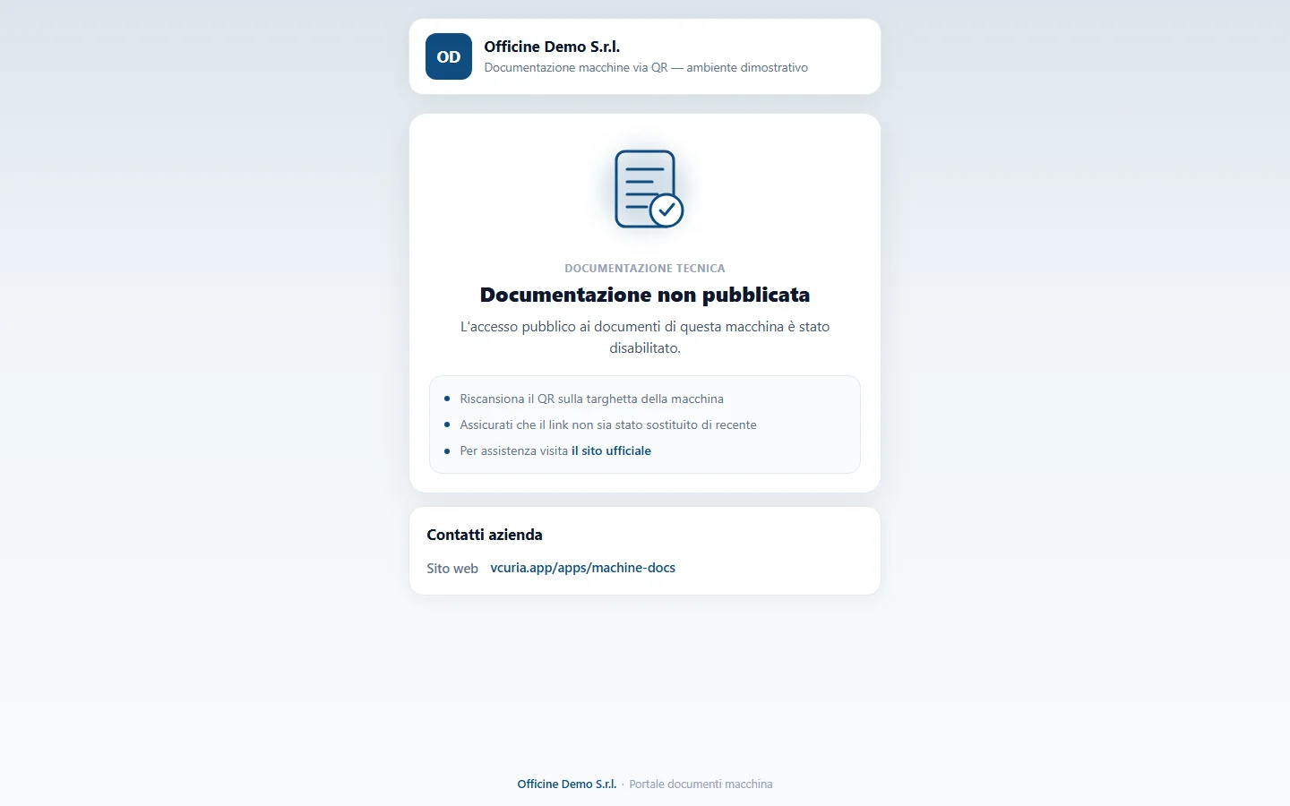 Checklist compliance documenti obbligatori