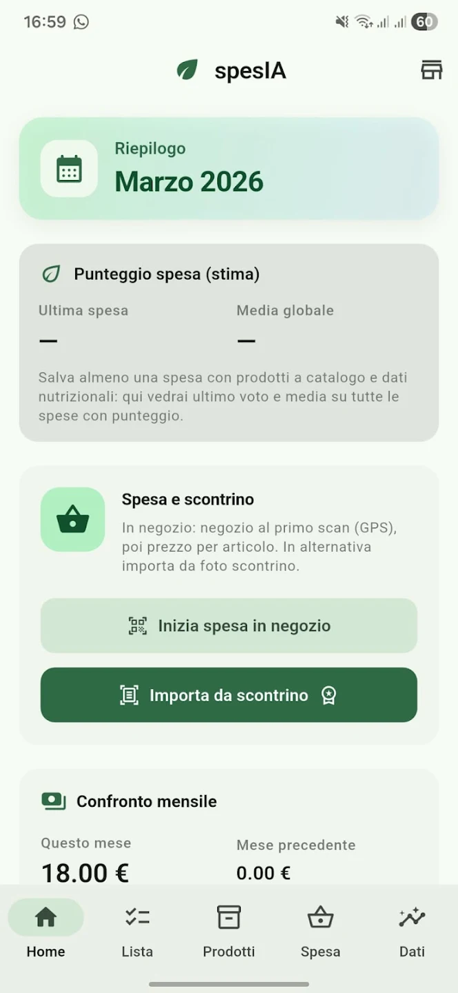 Screenshot SpesIA 2